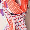 Diane Von Furstenberg Boomerang Scarf in Red - Lyst