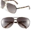 Dior Chicago Metal Aviator Sunglasses in Gold - Lyst