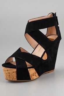 Dolce Vita Jaime Suede Wedge Sandals - Lyst