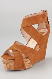 Dolce Vita Jaime Suede Wedge Sandals - Lyst