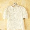 Free People Vintage Button Back Shirt in Gray (pink) - Lyst