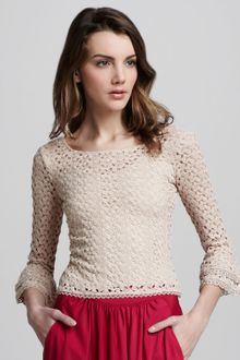 Free People Gypsy Lace Top - Lyst