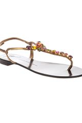 Giuseppe Zanotti Embellished Flat Sandal