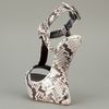 Giuseppe Zanotti Cutout Wedge Sandal in Animal (grey) - Lyst