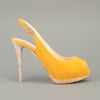 Giuseppe Zanotti Peep Toe Pump in Yellow (mustard) - Lyst