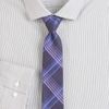 Hugo Checked Silk Tie in Purple for Men - Lyst