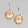 Ippolita Quartz Teardrop Sterling Silver Earrings in Gold (silver) - Lyst