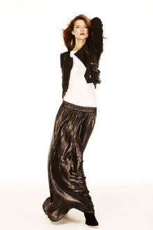 Mango Biker Leather Jacket - Lyst