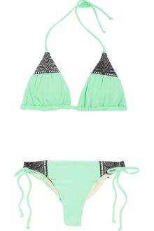 Mara Hoffman Embroidered Triangle Bikini - Lyst