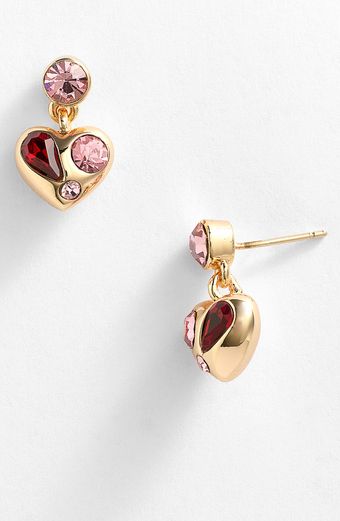  Dexter Glitz Heart Drop Earrings 
