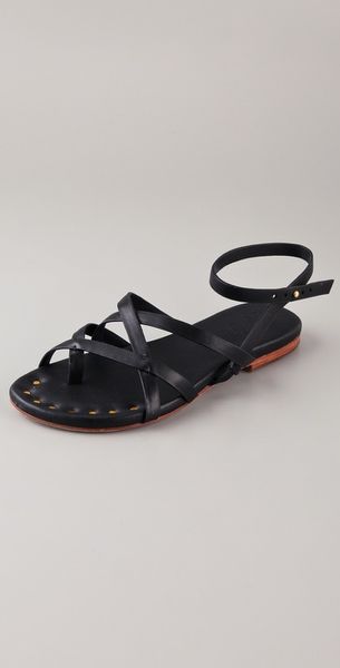 Matt Bernson Jack Strappy Flat Sandals - Lyst
