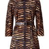 Michael Kors Tiger Print Doublebreasted Coat in Animal (tiger) - Lyst