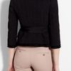Moschino Cheap & Chic Black Crinkle Jacket with Grosgrain Belt in Black - Lyst
