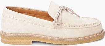  Beige Suede Loafers 