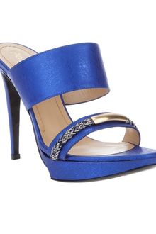 Pollini Open Toe Sandal - Lyst