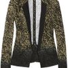 Preen Line Bridget Animalprint Stretchcotton Drill Blazer in Animal - Lyst
