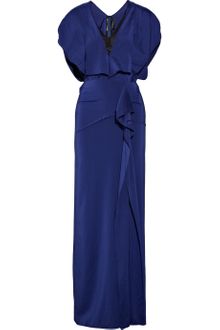 Roland Mouret Coppelia Parachute Silk-blend Gown - Lyst