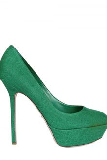 Sergio Rossi 130mm Uptown Linen Pumps - Lyst