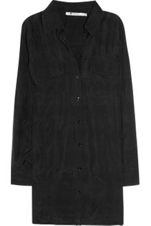 T By Alexander Wang Charmeuse Shirt - Lyst