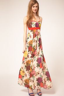 Ted Baker Floral Maxi Dress - Lyst
