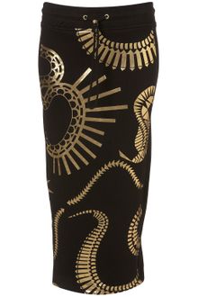 Topshop Foil Cobra Skirt By Unique** - Lyst