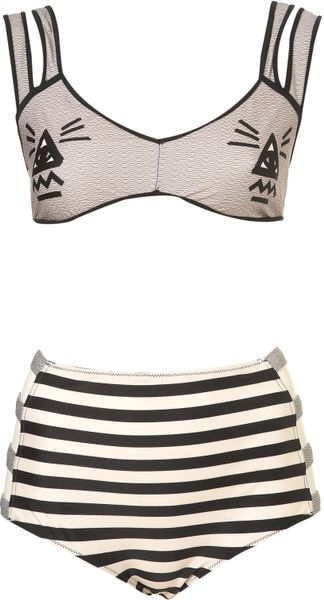 Topshop All Seeing Eye Bikini By Unique** in Purple (multi) - Lyst