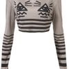 Topshop All Seeing Eye Crop By Unique** in Gray (multi) - Lyst