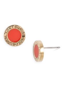 Tory Burch Cole Enamel Stud Earrings - Lyst