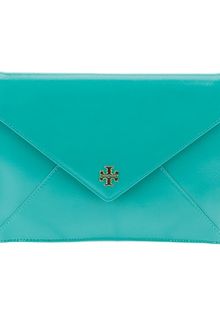 Tory Burch Leather Clutch - Lyst