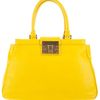 Tory Burch Structured Bag in Yellow - Lyst