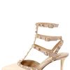 Valentino Rockstud Anklewrap Pump in Beige (mint) - Lyst