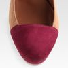 Yves Saint Laurent Suede and Metallic Leather Colorblock Pumps in Pink (rose-beige) - Lyst