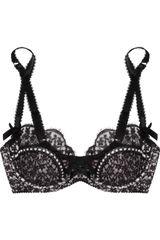 Agent Provocateur Baby Lace and Satin Underwired Bra