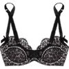 Agent Provocateur Baby Lace and Satin Underwired Bra in Black - Lyst