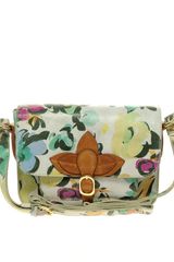 ASOS Collection Leather Floral Satchel