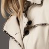Burberry Check Edged Trench Coat in Beige (trench) - Lyst