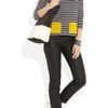 Dkny Leather and Nylon Tote in Black (white) - Lyst