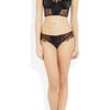 Kiki De Montparnasse By Julia Restoin Roitfeld Chantilly Lace and Charmeuse Thong in Black - Lyst