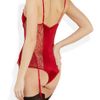Kiki De Montparnasse By Julia Restoin Roitfeld Chantilly Lace and Satin Bodysuit in Red - Lyst