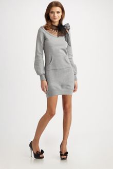 RED Valentino Point Desprit Lace Sweatshirt - Lyst