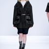 Richard Chai Fall 2012 Satin KneeLength Skirt in Black (blue) - Lyst
