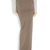 Rick Owens Lilies Draped Stretchjersey Maxi Skirt in Pink (flesh) - Lyst