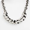 St. John  Faux Pearl & Chain Link Necklace in Silver (flash gold/ white) - Lyst