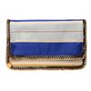 Stella Mccartney Falabella Silk Striped Foldover Clutch in Multicolor (multi) - Lyst