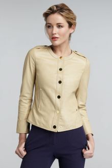 Tory Burch Alexander Leather Jacket - Lyst