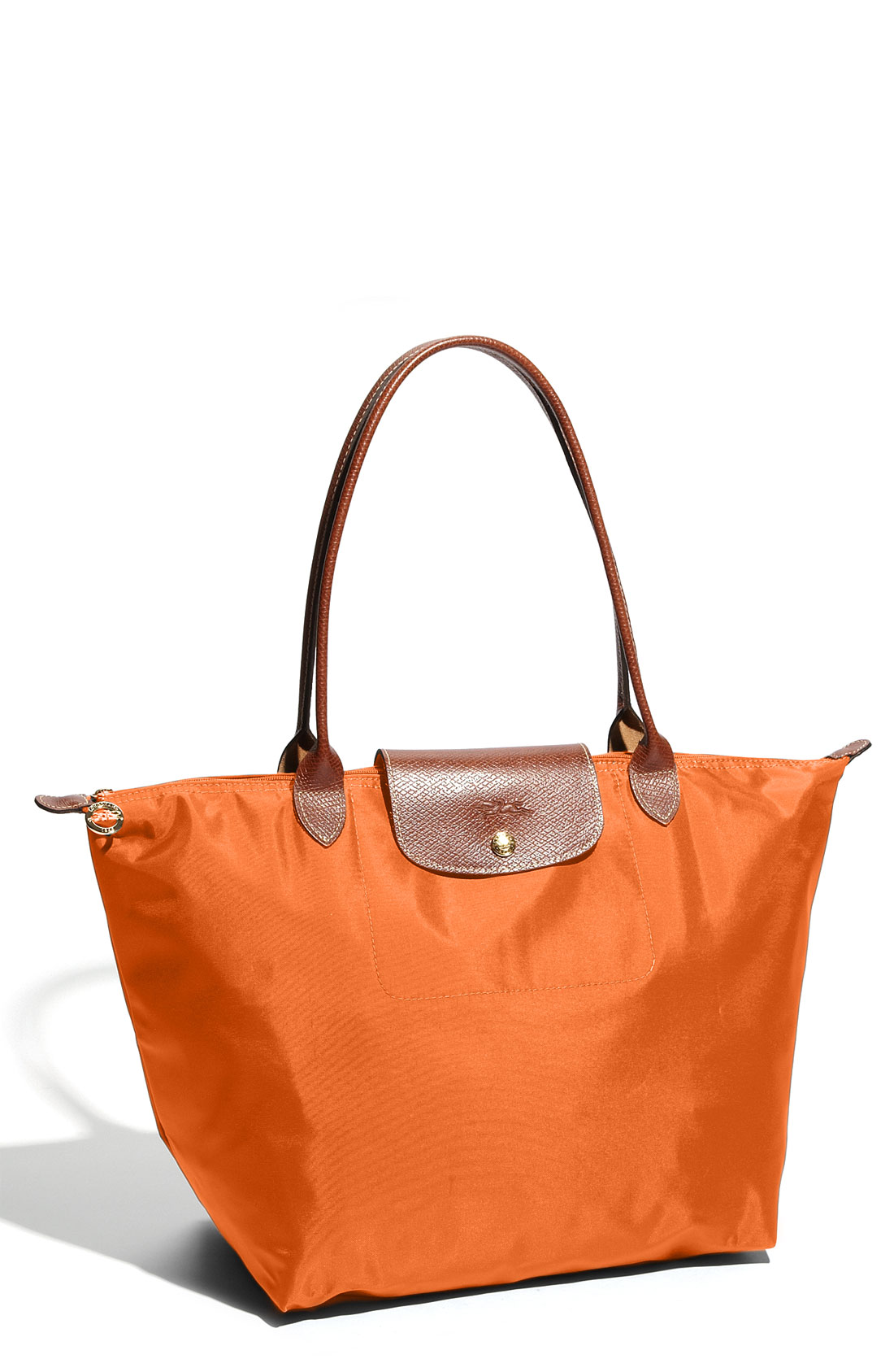 Longchamp Le Pliage Large Tote in Orange | Lyst