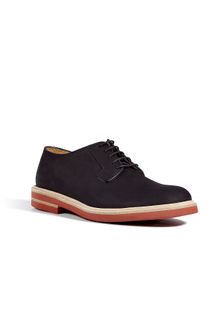 Marc Jacobs Black Suede Derby Shoes - Lyst