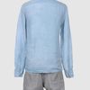 Robert Friedman Long Sleeve Shirt in Blue for Men (sky) - Lyst