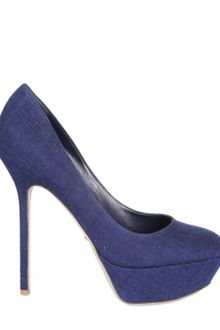 Sergio Rossi 130mm Uptown Linen Pumps - Lyst
