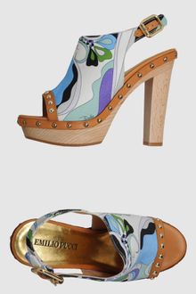 Emilio Pucci Platform Sandals - Lyst